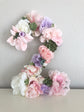 Large Floral Letter Home & Event Backdrop