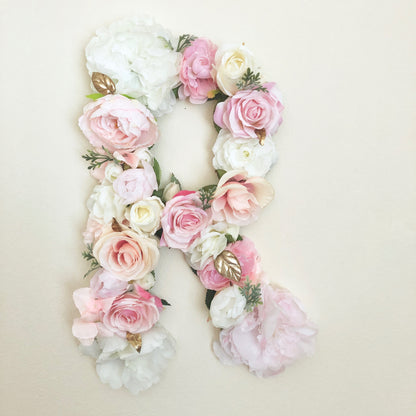 floral letter flower letter nursery decor floral nursery birthday girl decor floral birthday party theme