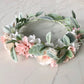 maternity flower crown baby shower flower crown