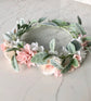 maternity flower crown baby shower flower crown