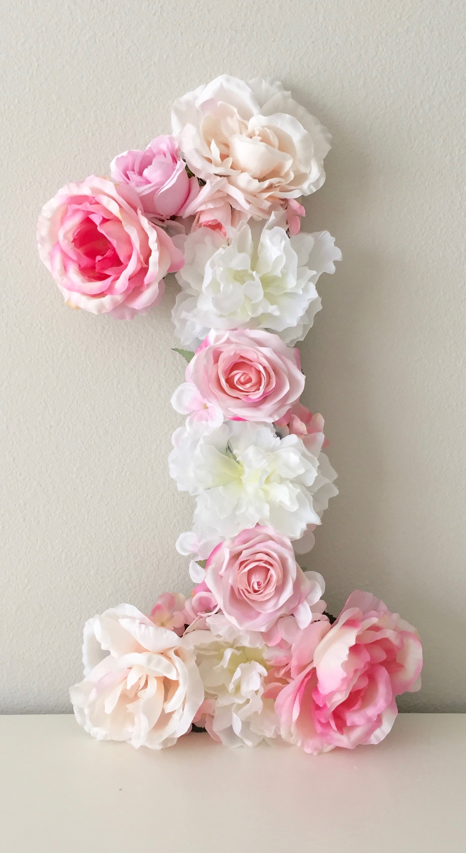 floral number flower number floral birthday 