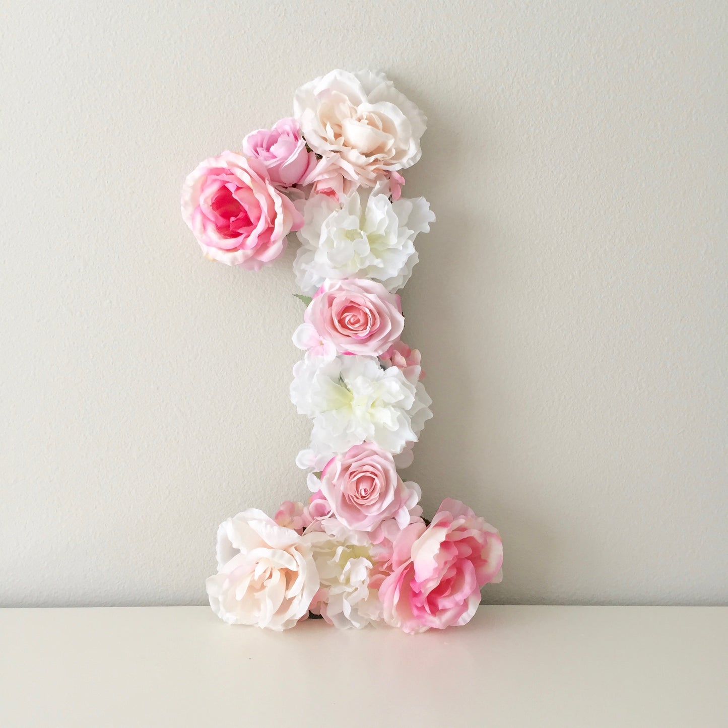 Large Floral Letter Home & Event Backdrop