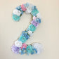 Large Floral Letter Home & Event Backdrop