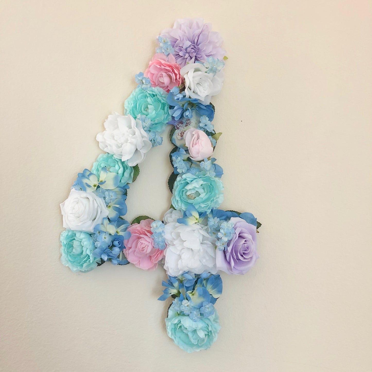 mermaid birthday decor birthday number 4th birthday