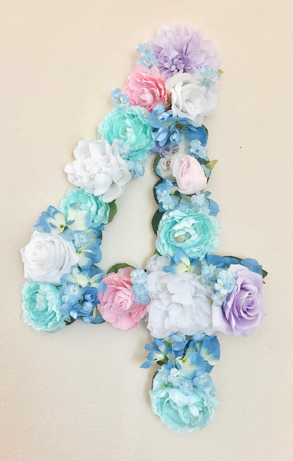 Flower Letter Decor Baby Shower & Wedding