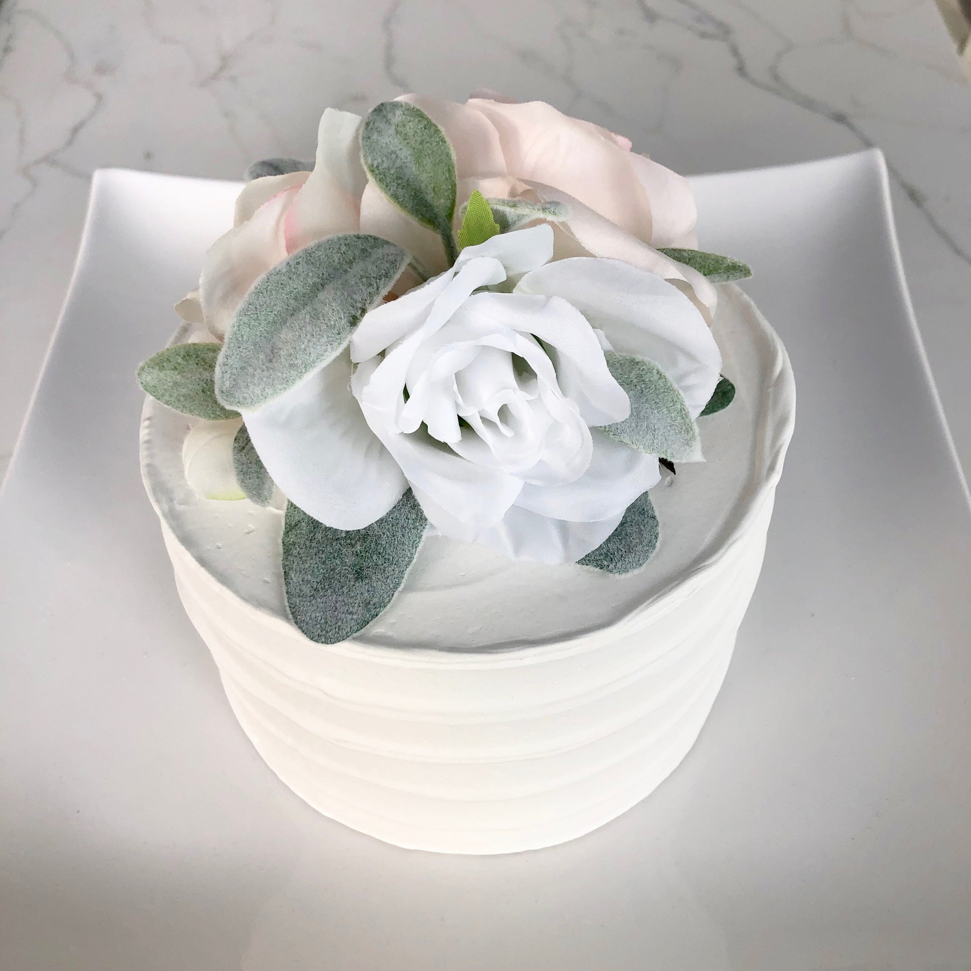 Girl Birthday Cake Topper, Floral Cake Flower Topper, Pink and Gold Cake Topper, Floral First Birthday, Floral Party, Baby Shower Decor