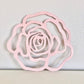 wood flower cut out wood rose flower wall
