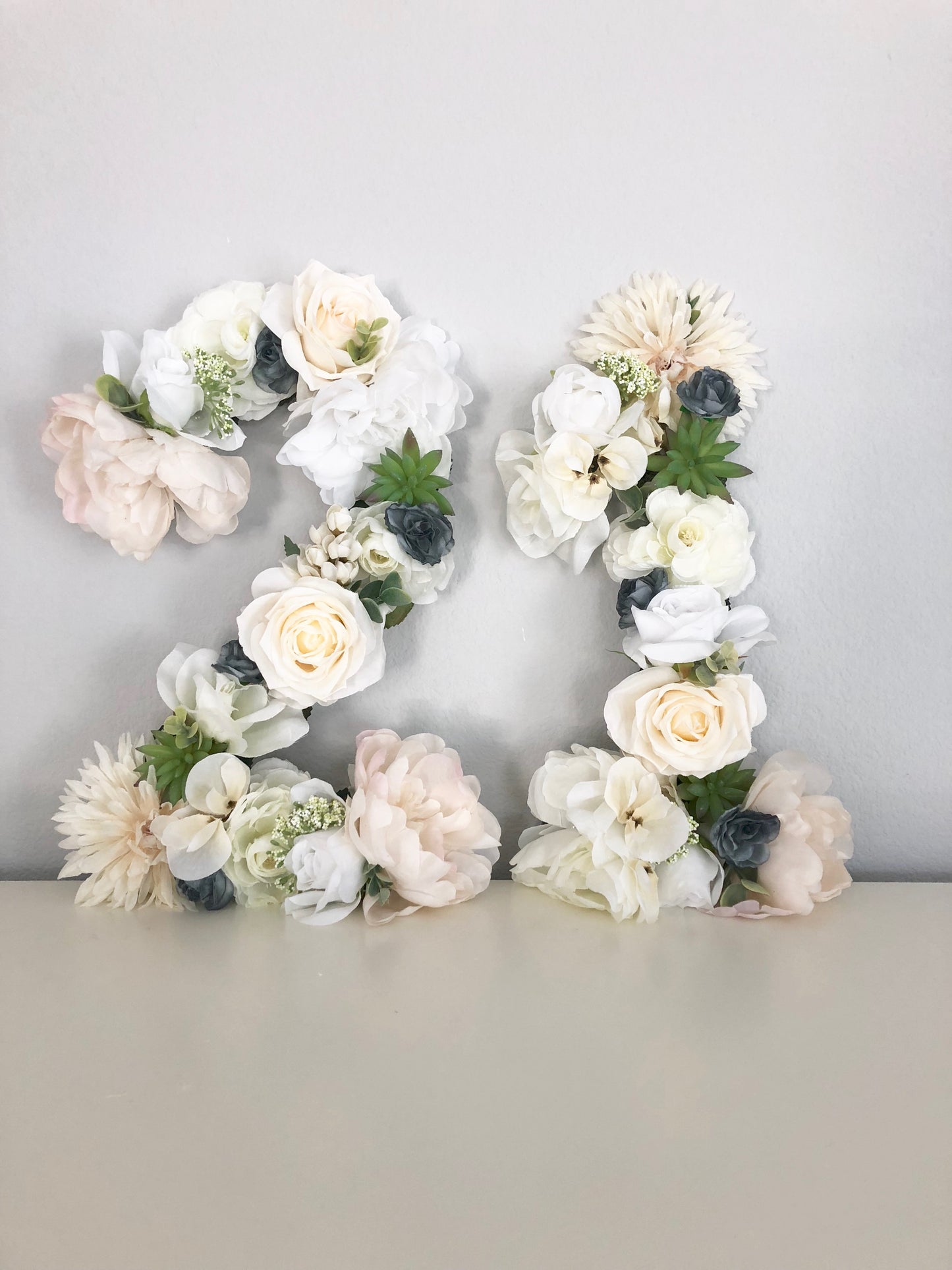 floral birthday white birthday gold birthday floral birthday number 