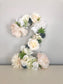Custom Floral Monogram Wedding Photo Prop