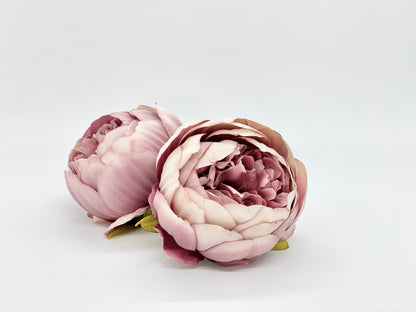 4" Mauve Purple Double Peony