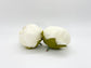 4" Cream Double Peony