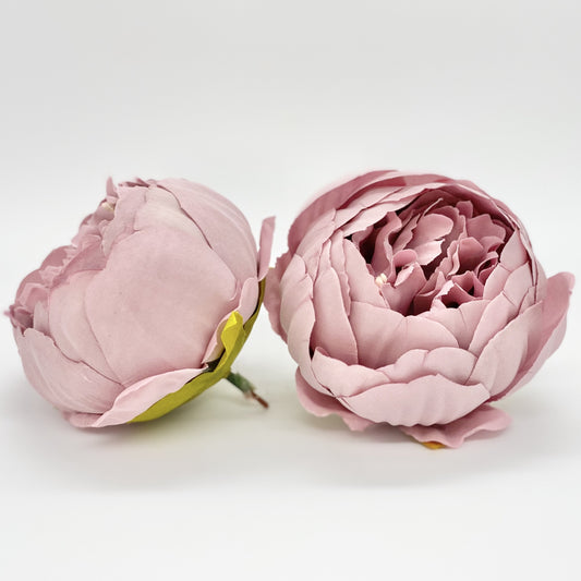 4" Double Peony in Dusty Lavender Mauve Peony Lavender Peony Closed Peony Purple Peony Wedding Peony Flower Wedding Cake Flower Peony Decor