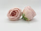Mauve dusty pink faux peony 4 inch flower for bouquets and centerpieces