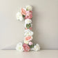 Large Floral Letter Home & Event Backdrop