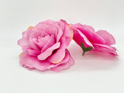 5" Large Fuchsia Pink Rose