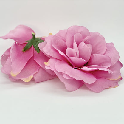 5" Large Fuchsia Pink Rose Large Hot Pink Rose Fuchsia Silk Flower Fuchsia Artificial Flower Fuchsia Wedding Flower Fuchsia Party Flower