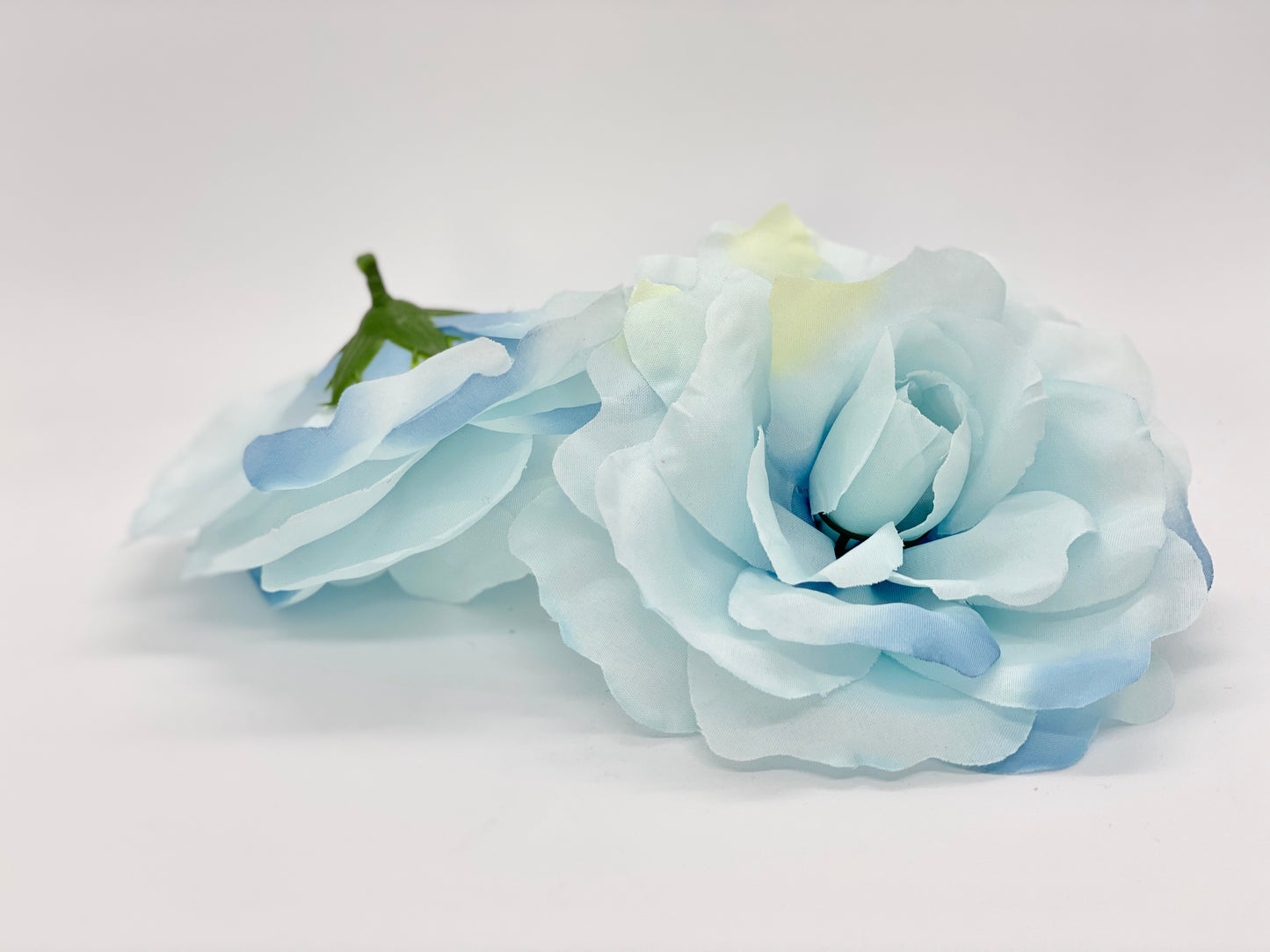 5" Large Light Blue Rose