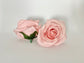 3 inch light mauve dusty pink artificial rose side view for wedding and event decor