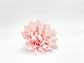 5 inch dusty rose dahlia side view - dusty pink artificial silk flower