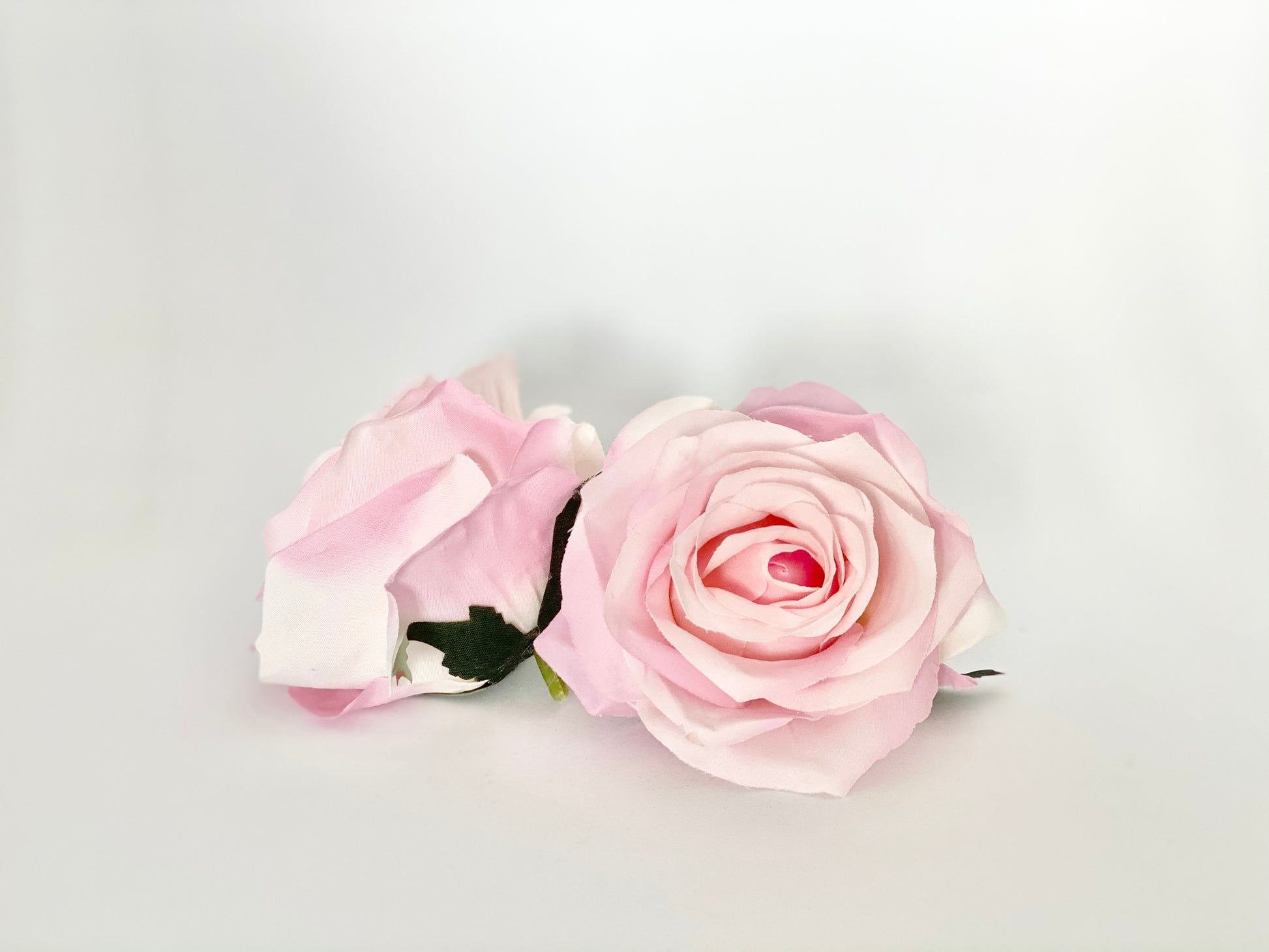Blush pink artificial rose side view for bouquets and centerpieces