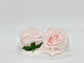 Ballet pink artificial rose top view for party centerpieces