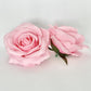 Hot pink artificial rose silk flower for bright wedding bouquets