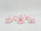 Five-piece faux cherry blossom set in true light pink for DIY floral arrangements