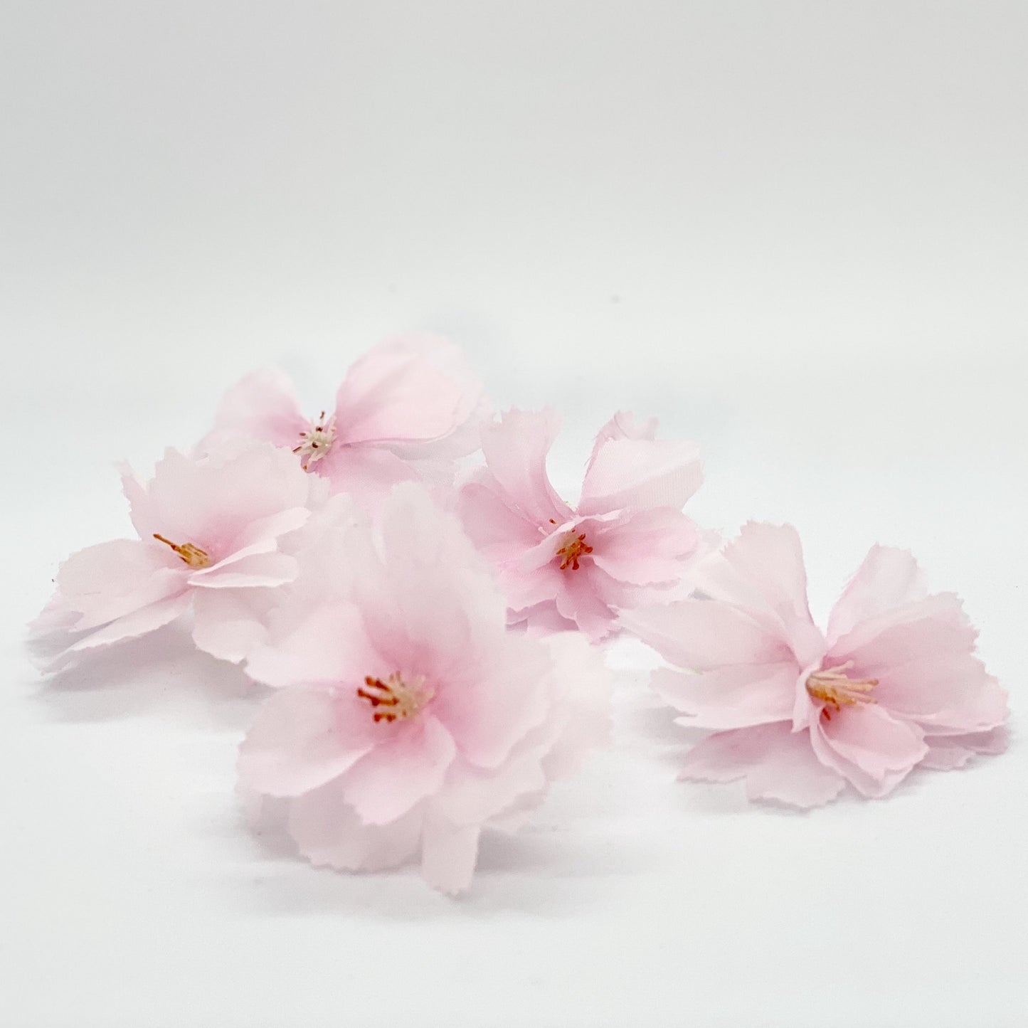 Artificial Cherry Blossom Flowers Blush Pink Cherry Blossom Set of 5 Light Pink Cherry Blossom Flower Party Decor Floral Party Decor Wedding