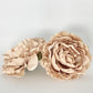 Beige tan ranunculus silk flower for boho wedding arrangements