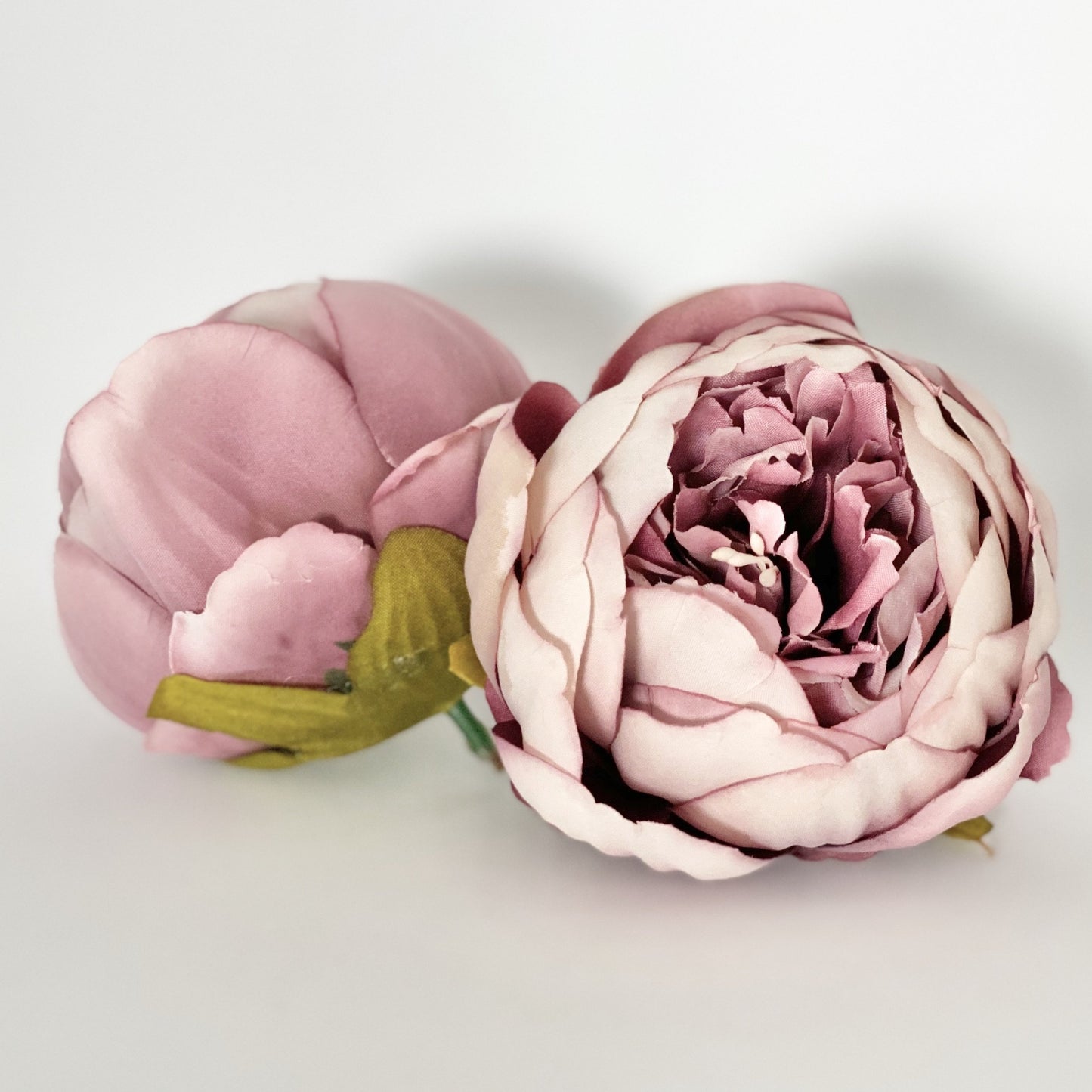 4" Double Peony in Mauve Purple Peony Mauve Closed Peony Lavender Peony Mauve Wedding Peony Dusty Purple Peony Wedding Decor Peony Decor