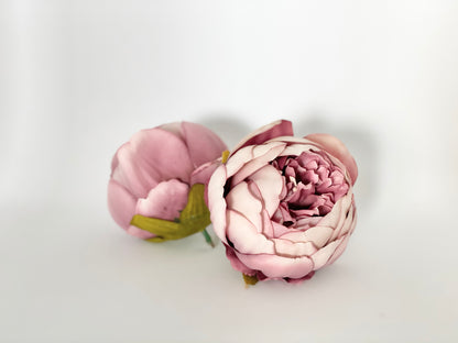 4" Mauve Purple Double Peony