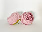 Lavender artificial peony silk flower top view for centerpiece decor