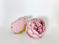 Mauve purple artificial peony side view for wedding cake flowers