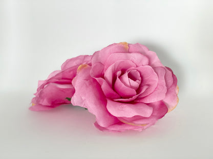 5" Large Fuchsia Pink Rose