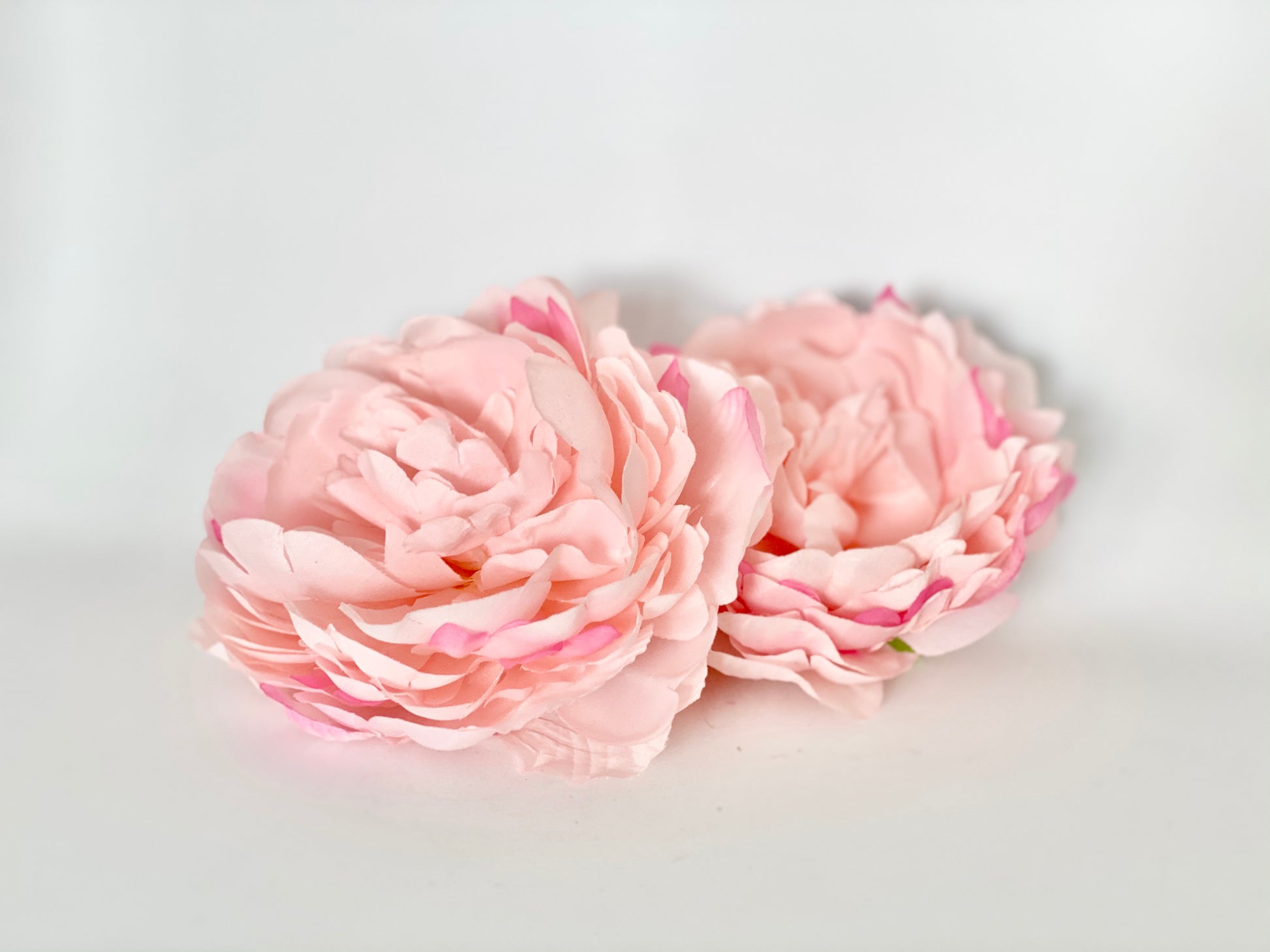 Large 5 inch light pink peony for wedding arrangement crafting