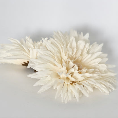 5" Artificial Spider Mum Beige Spider Mum Boho Artificial Flower Boho Silk Flower Boho Floral Decor Neutral Artificial Flower Beige Flower