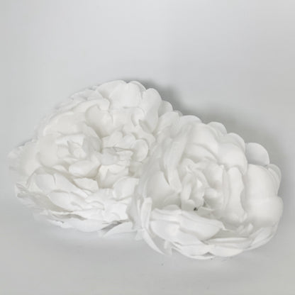 5" Large Full White Peony Party Decoration White Peony Wedding Peony Silk Flower Peony Artificial Peony Flower Peony Bouquet Peony Decor