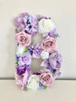 Floral Letter, Floral Initial, Nursery Letter, Flower Letter, Nursery Wall Art, Baby Gift, Shabby Chic, Boho Chic Nursery Decor, Nursery Art