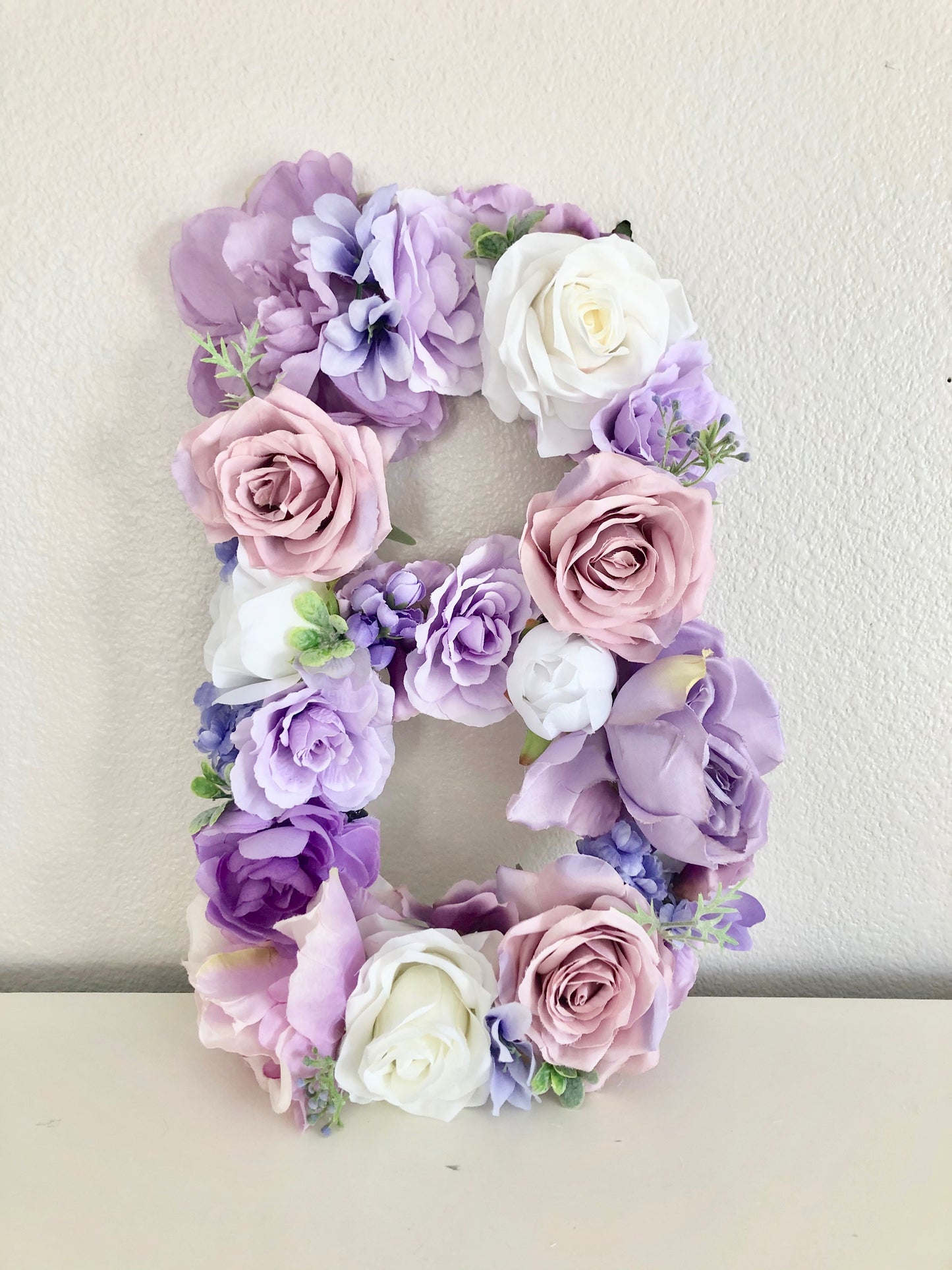 Floral Letter, Floral Initial, Nursery Letter, Flower Letter, Nursery Wall Art, Baby Gift, Shabby Chic, Boho Chic Nursery Decor, Nursery Art