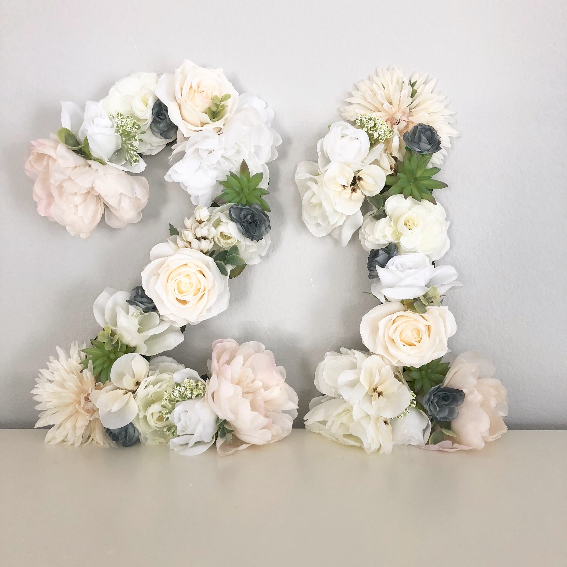 floral birthday white birthday gold birthday floral birthday number 