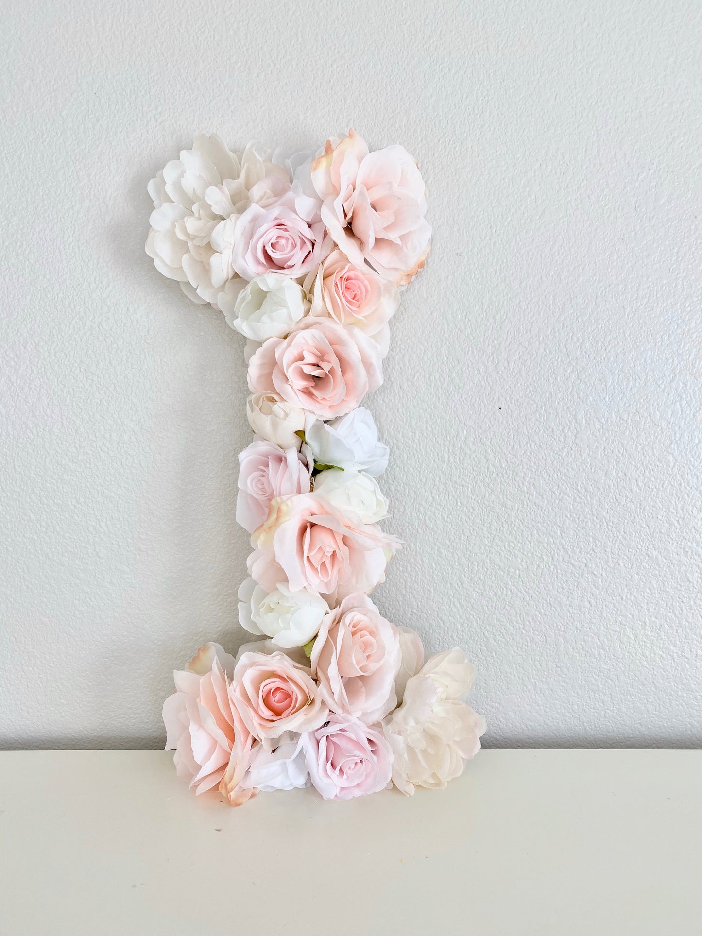 Floral Letter, Floral Initial, Nursery Letter, Flower Letter, Nursery Wall Art, Baby Gift, Shabby Chic, Boho Chic Nursery Decor, Nursery Art