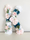 Floral Letter, Floral Initial, Nursery Letter, Flower Letter, Nursery Wall Art, Baby Gift, Shabby Chic, Boho Chic Nursery Decor, Nursery Art