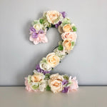 Custom Floral Number & Letter First Birthday Prop