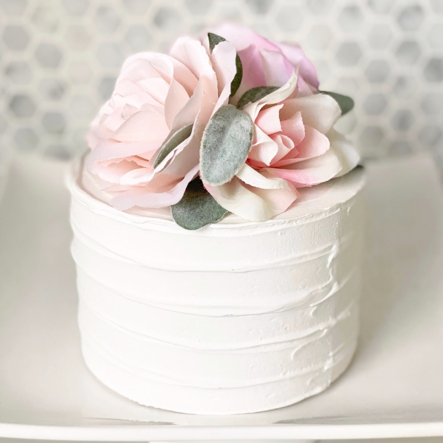 Custom Wedding Flower Topper Boho Bridal Cake Backdrop