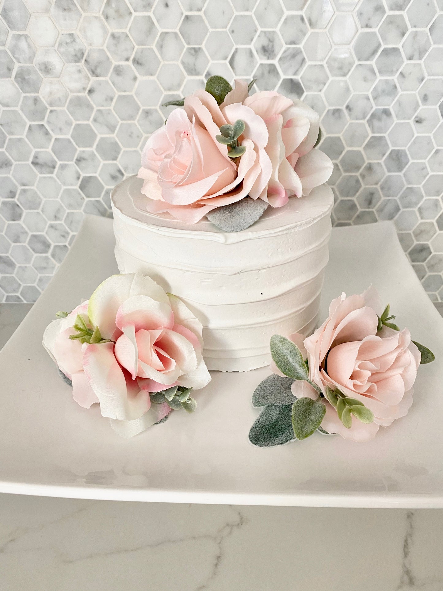 Custom Wedding Flower Topper Boho Bridal Cake Backdrop