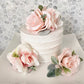 Personalized Baby Name Cake Topper Floral Nursery Style