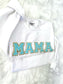 Chenille MAMA Patch Crewneck Sweatshirt