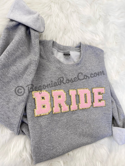 Chenille BRIDE Patch Crewneck Sweatshirt