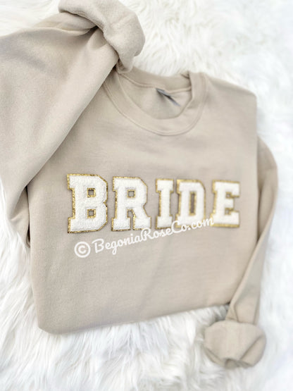 Chenille BRIDE Patch Crewneck Sweatshirt