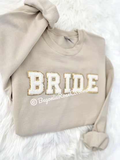 Chenille BRIDE Patch Crewneck Sweatshirt